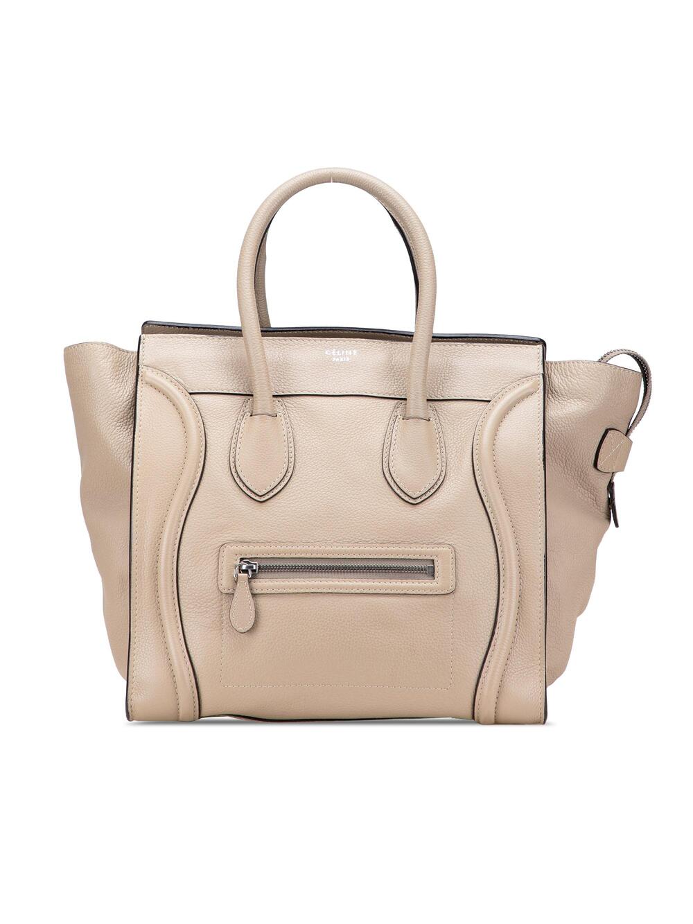 Celine Luggage Bag Grainy Leather Mini #367927C89B